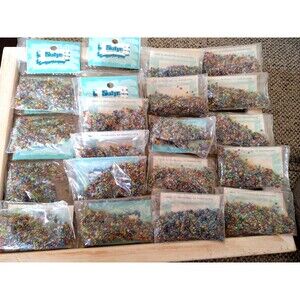Sulyn Industries Multi-colored Seed Beads Lot Of 20 Packets  NEW